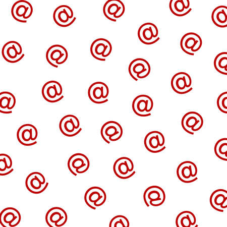 Seamless background with email signsのイラスト素材