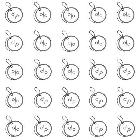 Big sale discount pattern on white background isolationのイラスト素材