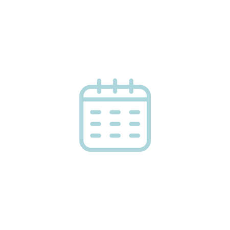 Calendar icon vector. Schedule, date icon symbol illustrationのイラスト素材