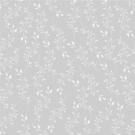 floral seamless pattern of the branchesのイラスト素材