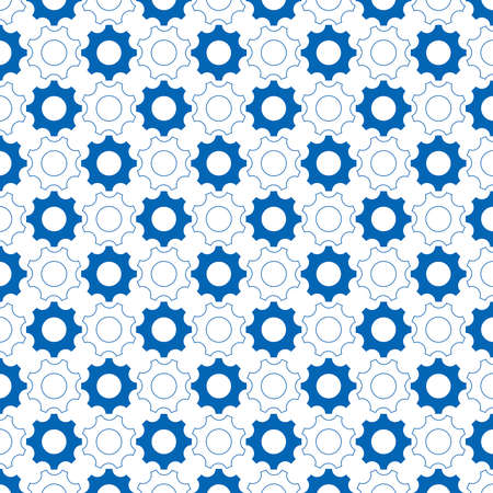 gears machine pattern background vectorのイラスト素材