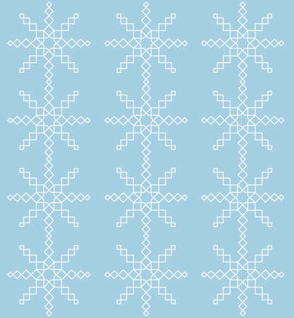 White snowflakes on a dark backgroundのイラスト素材