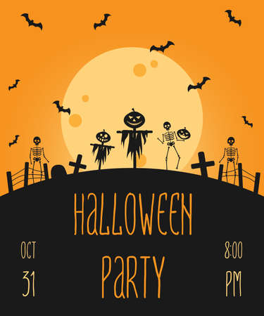 Halloween Party design EPS 10 vectorのイラスト素材