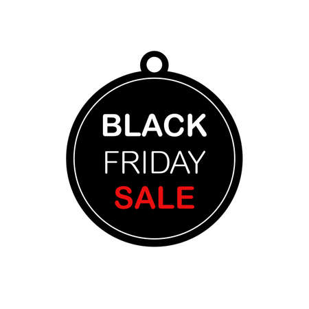 Black Friday Sale dark labelのイラスト素材