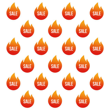 Fireball Sale pattern. Black Friday backgroundのイラスト素材
