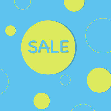 Sale abstract banner template vectorのイラスト素材