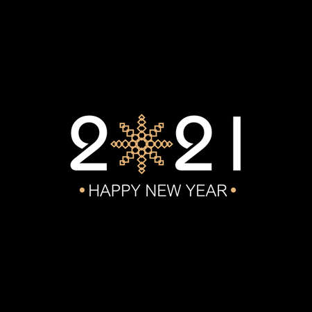 2021 Happy New Year conceptのイラスト素材