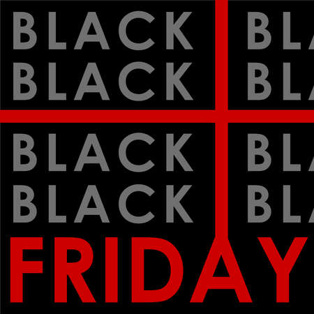 Black Friday Sale banner templateのイラスト素材