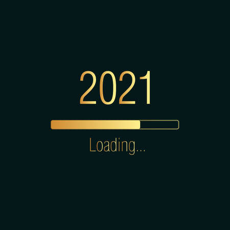2021 New Year load illustration