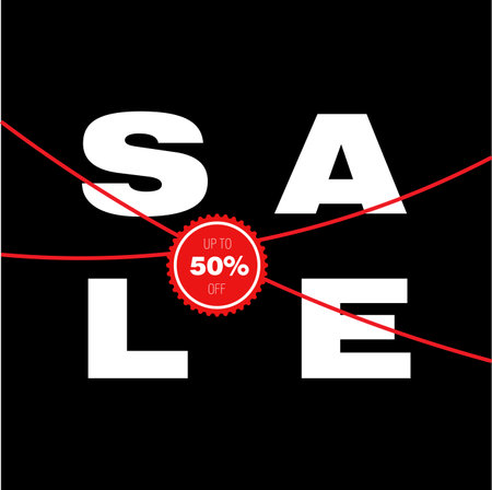 Sale Black Friday banner templateのイラスト素材