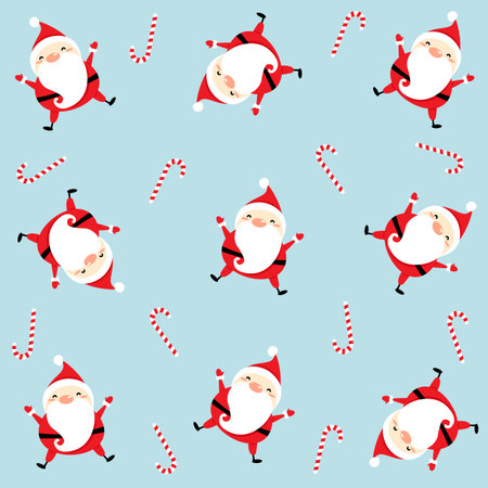 Ð¡ute Santa Claus pattern vectorのイラスト素材