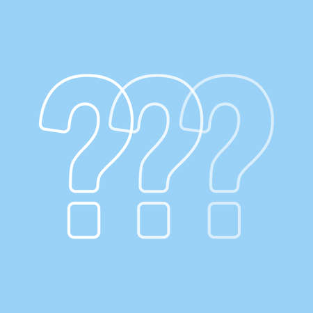 Question mark icon. Help symbol.のイラスト素材
