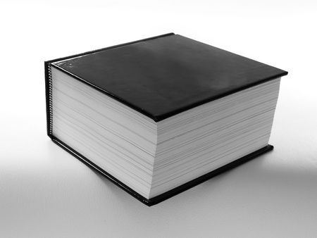 Hardback bookの写真素材