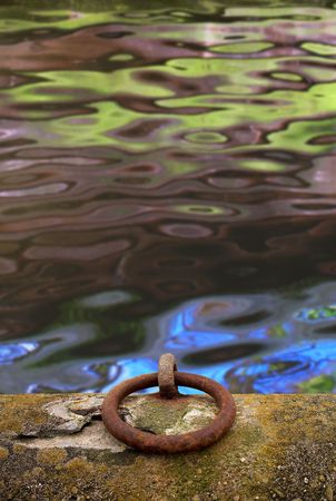 Marine tie ring       の写真素材