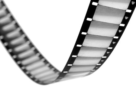 16mm film frames with sprocketsの写真素材