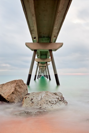 under the bridgeの写真素材