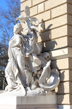 Architecture beautiful stucco molding of the Odessa Opera Houseの写真素材