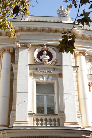 beautiful stucco molding of the Odessa Opera Houseの写真素材