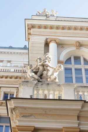 beautiful stucco molding of the Odessa Opera Houseの写真素材