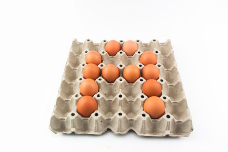 eggs alphabet shape isolate on white backgroundの写真素材