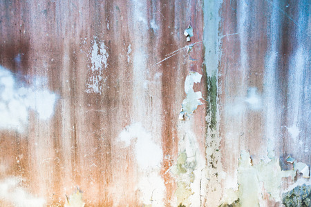 Old Rusty wall damaged Retro cracked textureの写真素材