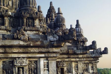 Prambanan Templeの写真素材