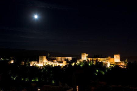 The Alhambra by Nightのeditorial素材