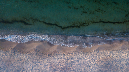 Coastline. Photographed from the drone. Aerial photo shootingの写真素材