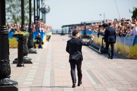 05.20.2019 Ukraine. Kyiv. Verkhovna Rada of Ukraine. Inauguration of the President of Ukraine Vladymyr Zelenskyのeditorial素材