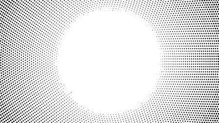 Halftone dotted background. Halftone effect vector pattern. Circle dots isolated on the white background.のイラスト素材