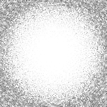 Halftone abstract dotted backgrounds for your design. Halftone effect vector pattern. Circle dots isolated on the white background.Circular gradient texture.のイラスト素材