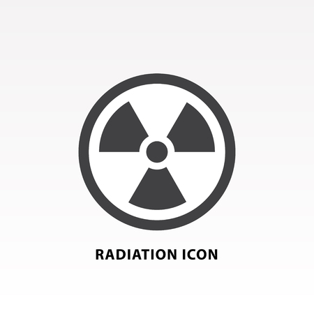 Radiation symbol icon vector illustration.のイラスト素材