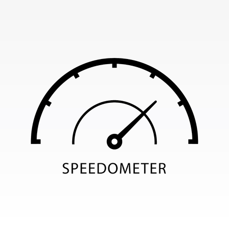 Speedometer icon vector illustration. Indicator icon.のイラスト素材