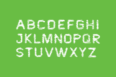 Alphabet letter concept vector template.のイラスト素材