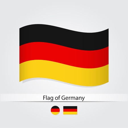 Flag of Germany vector illustration.のイラスト素材