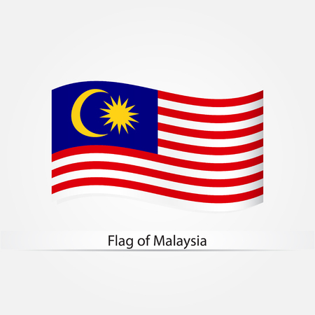 Flag of Malaysia vector illustration.のイラスト素材