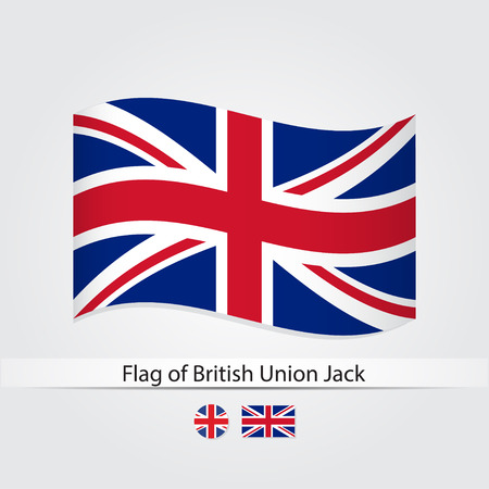 Flag of United Kingdom vector illustration.のイラスト素材