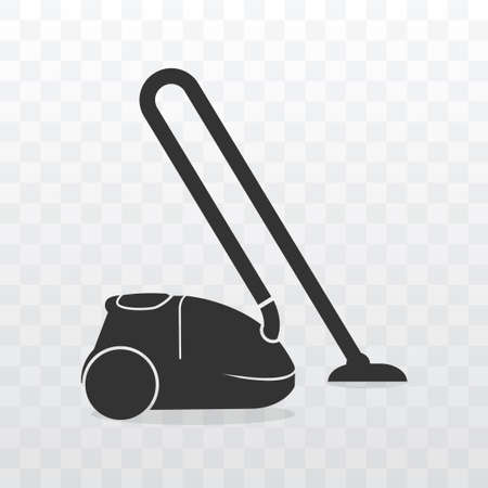 Vacuum cleaner icon vector illustration on transparent background.のイラスト素材