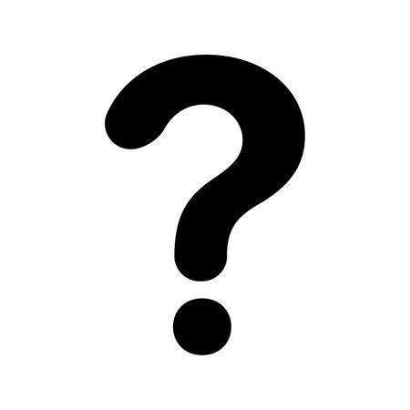 Question mark Icon isolated flat design vector illustration on white background.のイラスト素材