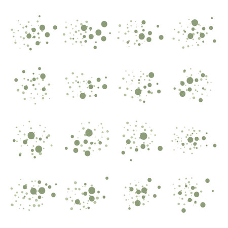 Abstract ink splash grunge shape isolated vector illustration on white background.のイラスト素材