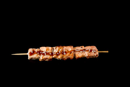 pork in grilled sauce. Japanese foodの写真素材