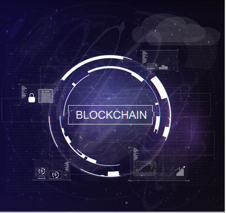 Bitcoin.Technology background. Elements for infographics. Web elements