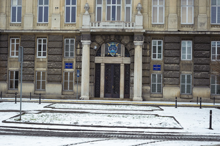 Lviv, Ukraine - JANUARY, 11, 2015: prosecutor's office of Lvovのeditorial素材