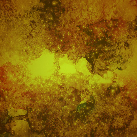 Grunge green background with ancient ornamentの写真素材