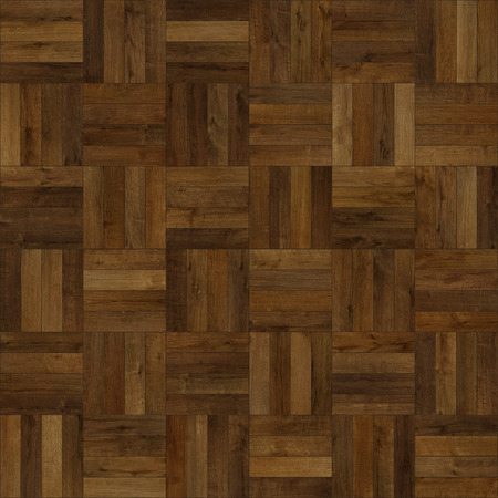 Seamless wood parquet texture chess brownの写真素材