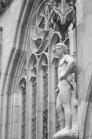 Sculpture art, Rothenburg, Germanyの写真素材