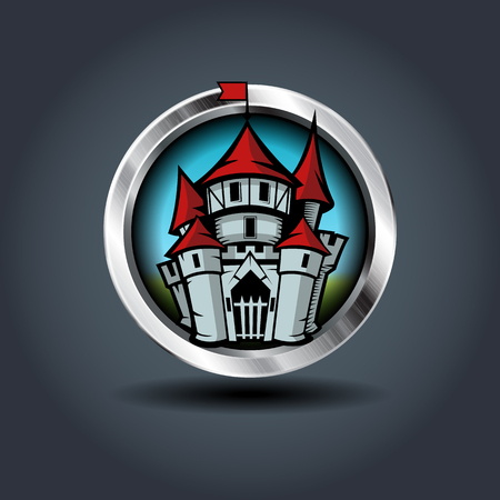Castle vector graphics.のイラスト素材