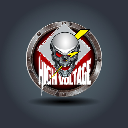 Skull vector graphics.のイラスト素材