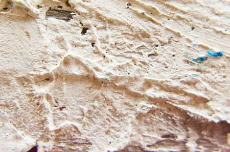 Abstract view of a plastered wall.