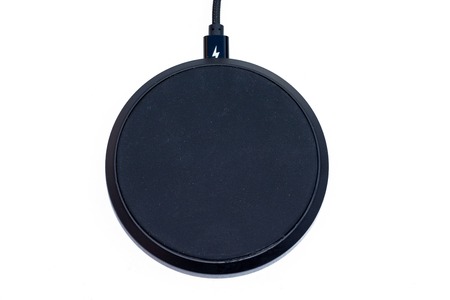 Fast smart phone charger isolated on a white backgroundの写真素材